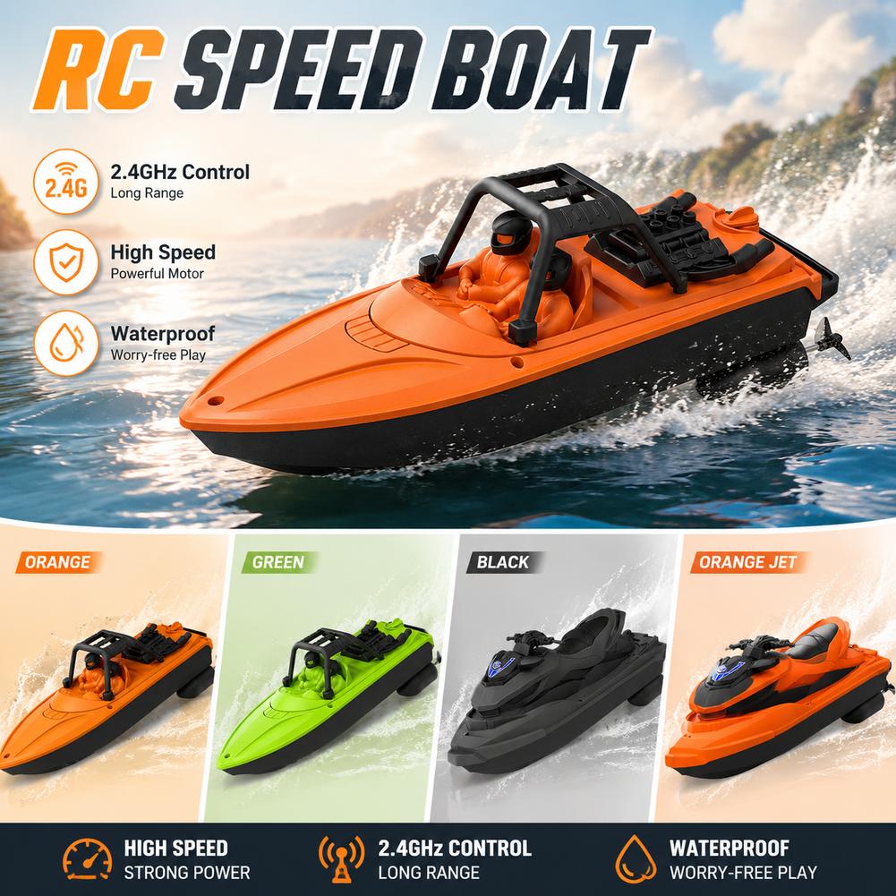Rc Hobby Grade Boat - Brinquedo de Barco RC à Prova