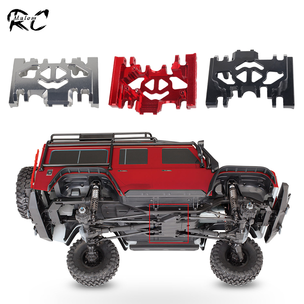Rc Crawler 4X4 - Liga De Alumínio Chassis Skid Plate,