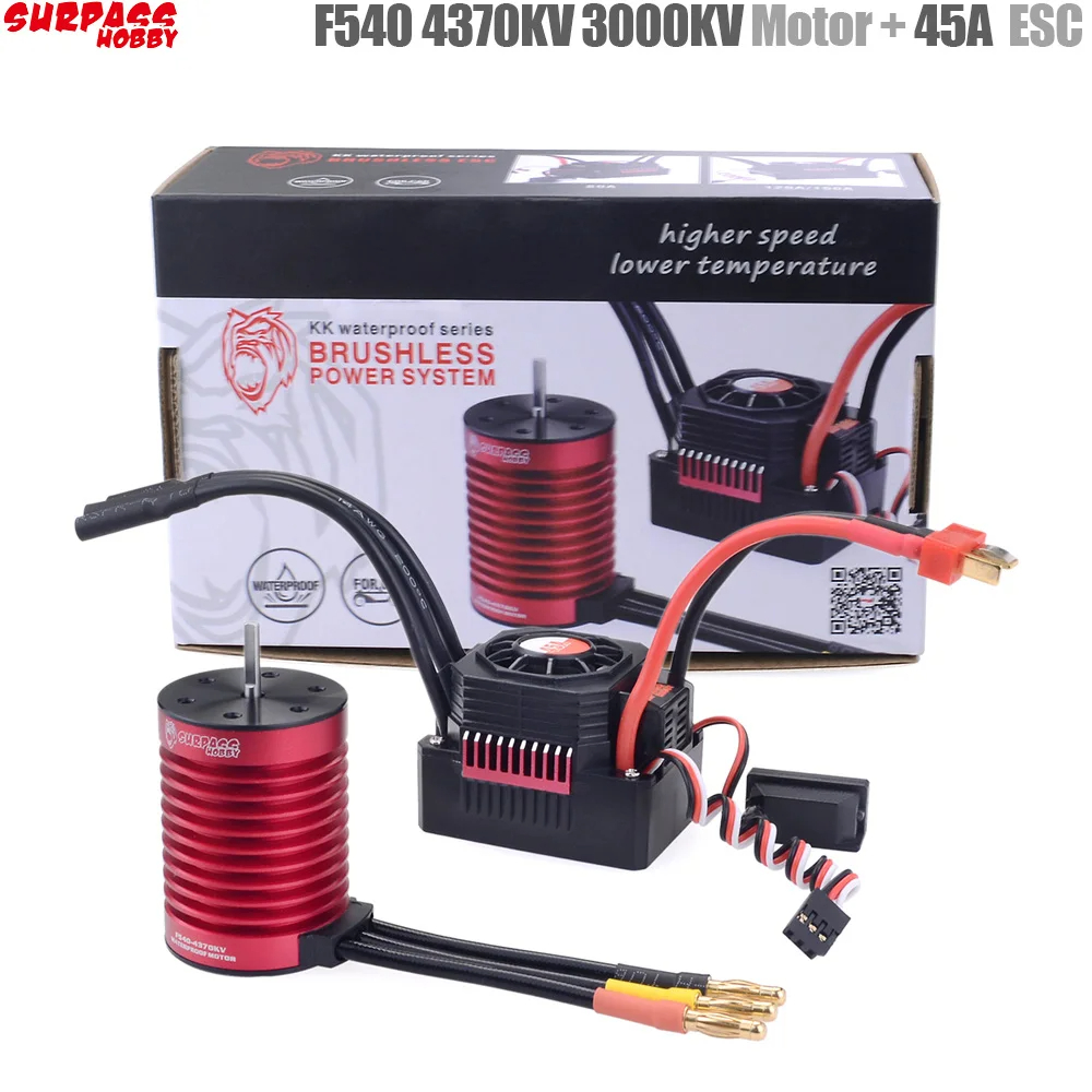 SURPASS HOBBY KK Combo à prova - Rc Hobby Motors avaliação e preço
