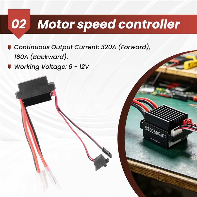 Controlador de Velocidade ESC  - Rc Hobby Motors avaliação e preço