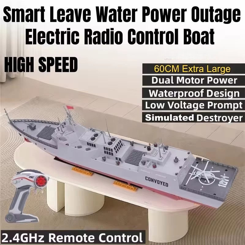 NOVO Destruidor RC de Alta Vel - Rc Hobby Grade Boat avaliação e preço