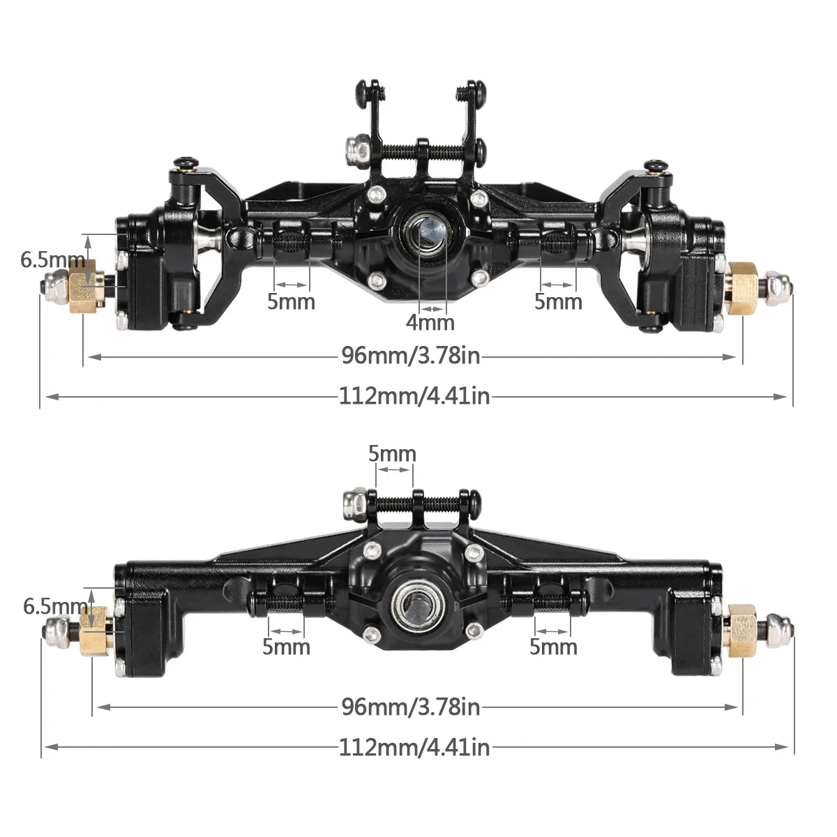 Eixo portal traseiro dianteiro - Rc Crawler 4X4 avaliação e preço